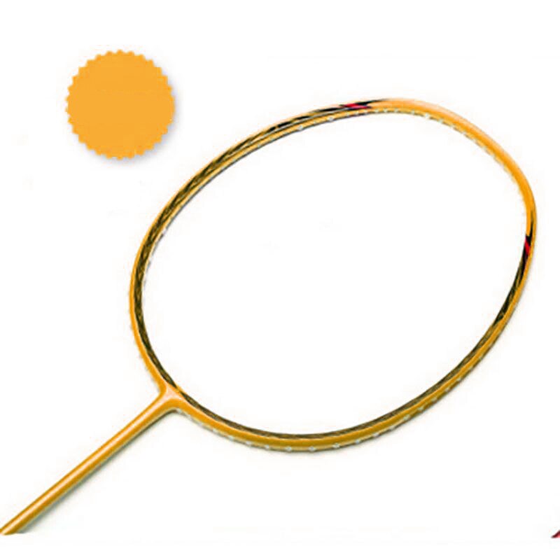5U Badminton Racket Carbon G4 Ultralight Offensive Defensive Badminton Racket Racquet Training Sports With Bag: Gold