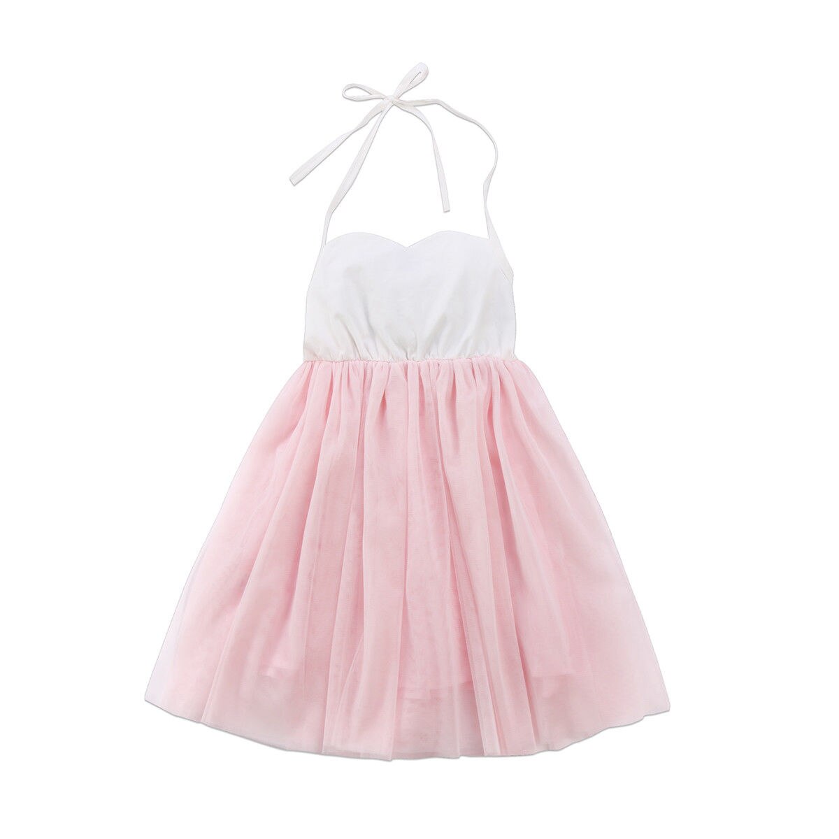 Conjunto de vestido de dama de honor de boda Formal de de princesa de flor de chica chico: Pink / 130