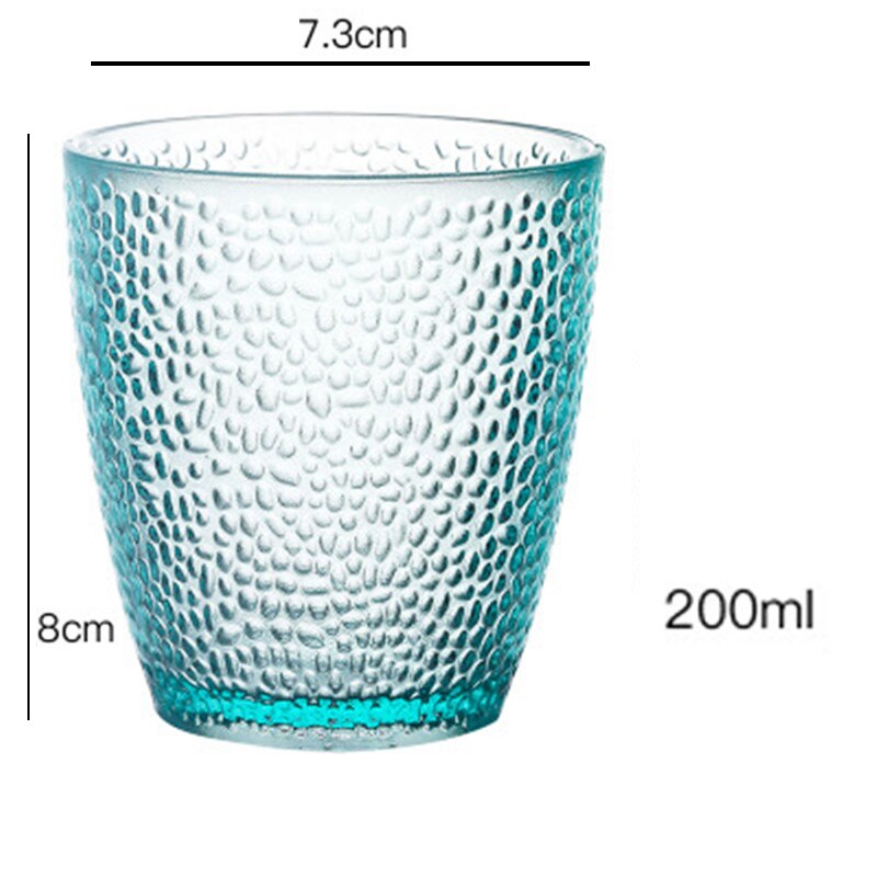 Pvc-viinikuppi olutbrandymehu korkea booripitoinen martini cocktaillasi täydellinen baarijuhliin universaali kuppi mehu maitokuppi: Sininen 200