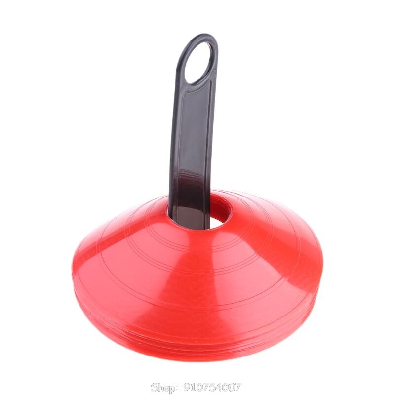 11 Pack Soccer Cones Disc Cone Sets with Holder and Bag for Training, Field Cone Markers Football, Kids, Sports O28 20