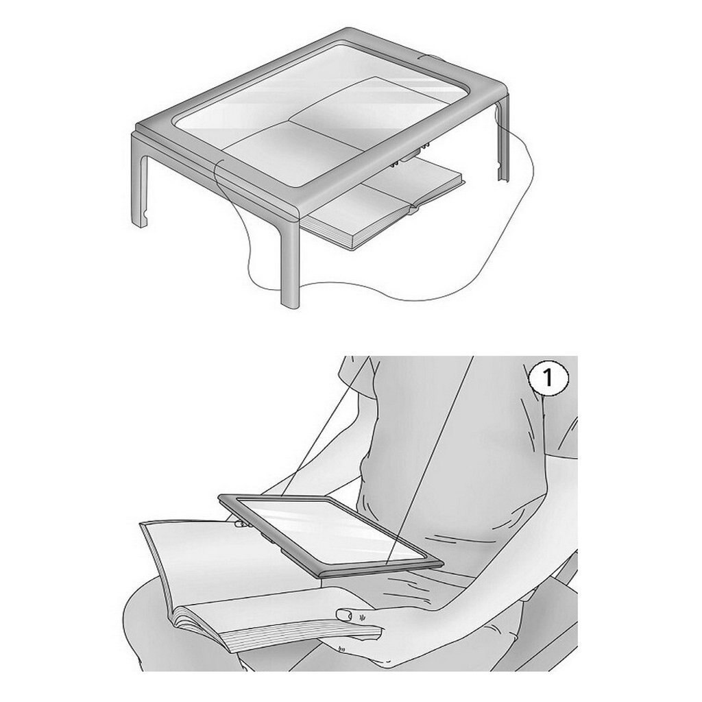 A4 Volledige Pagina Grote Handen Gratis Vergrootglas Vergrootglas Led Loep Lens F Reading W/ Cord Loep Opvouwbaar Vergrootglas staand