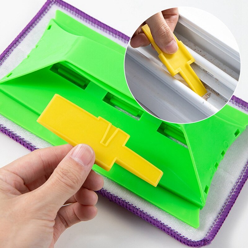 1Pc Window Cleaner Household Glass Cleaner Cleaning Brush Window Gap Glass Cleaning Tools