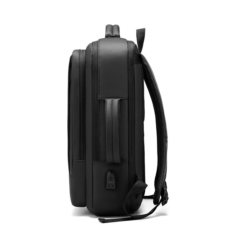 32L Mannen Zakelijke Zwarte Multi-layer Grote Capaciteit Usb Laptop Rugzak School Travel Outdoor Dagrugzak Luchtkussen Mochila