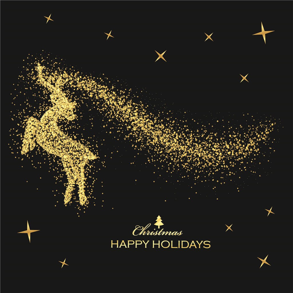 25# Christmas DIY Decoration Golden Christmas Wall Sticker Glass Wall Sticker Christmas Self adhesive Wall Stickers Window Decor: H