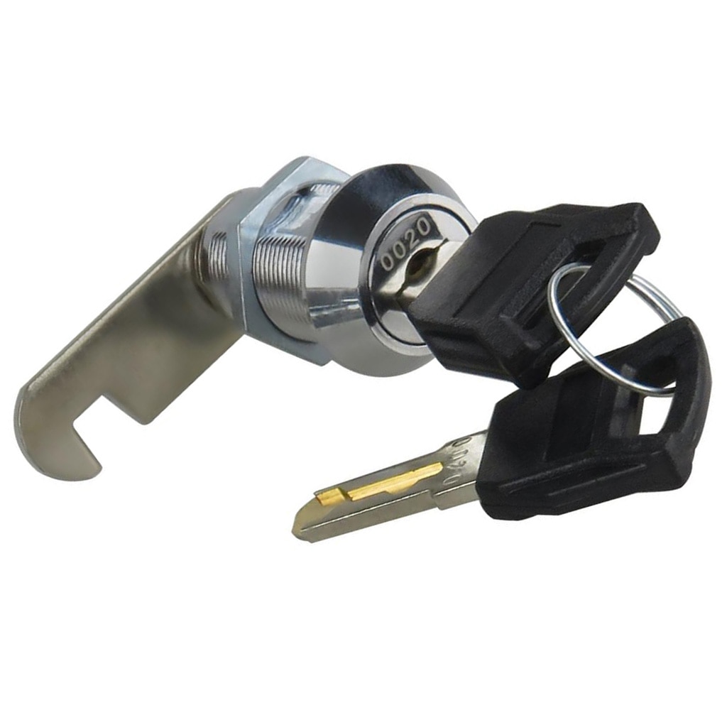 Letter Box Lock File Cabinet Cupboard Locker Cylinder Lock Tongue With 2Pcs Keys