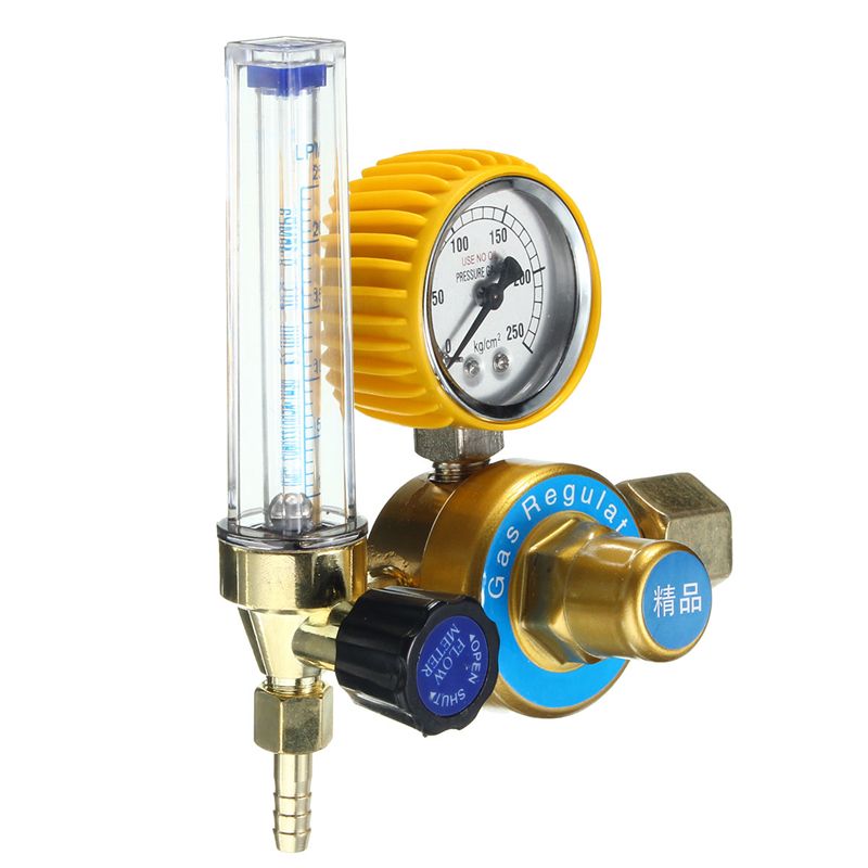 Argon CO2 jauge régulateur de pression Mig Tig flux compteur contrôle gaz Tube unique bulle compteur Aquarium flux