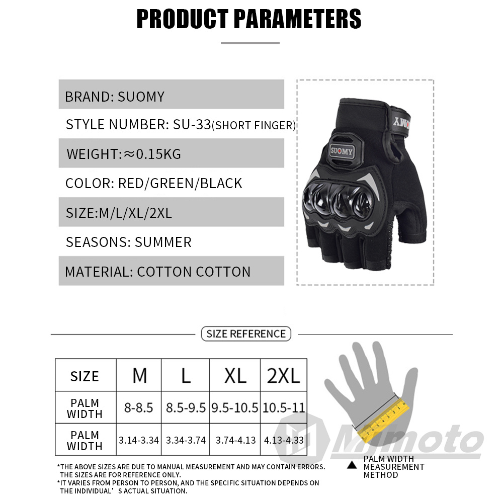Motorrad Halbfinger Handschuhe Sommer Atmungsaktive Radfahren Handschuhe Männer Frauen Motorrad Halbe Finger Handschuhe Schutz Getriebe Anti-slip