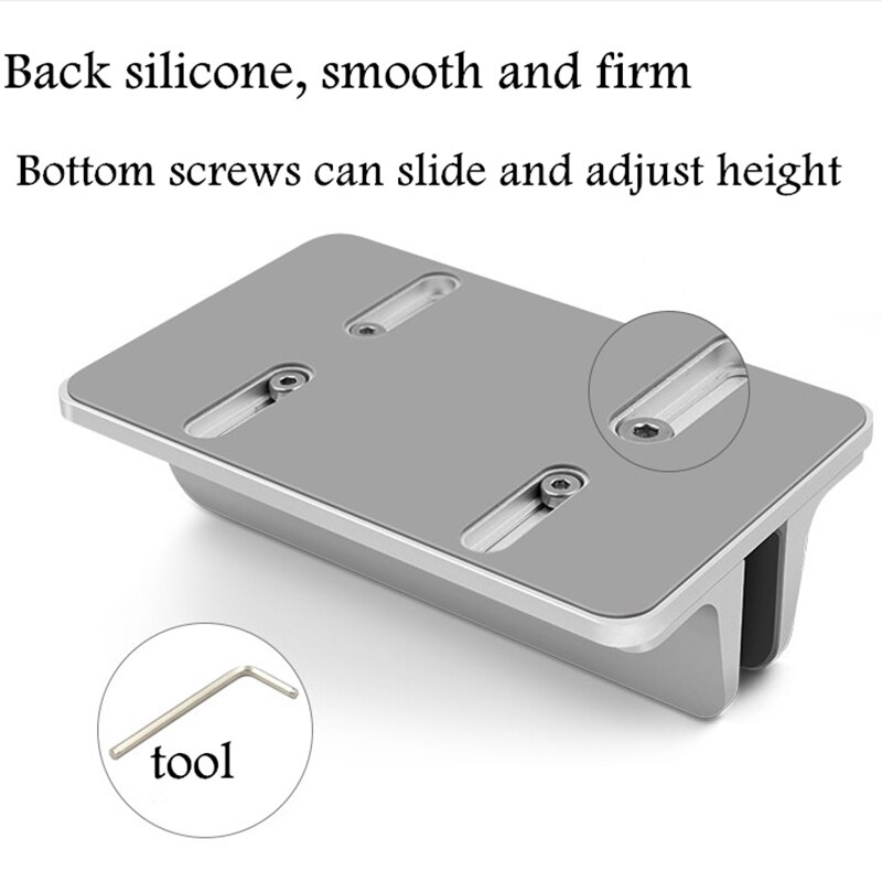 Adjustable Aluminum Vertical Laptop Stand for Macbook /imac Notebook Stand Erected Space-saving Desk Holder for iPad Pro 12.9