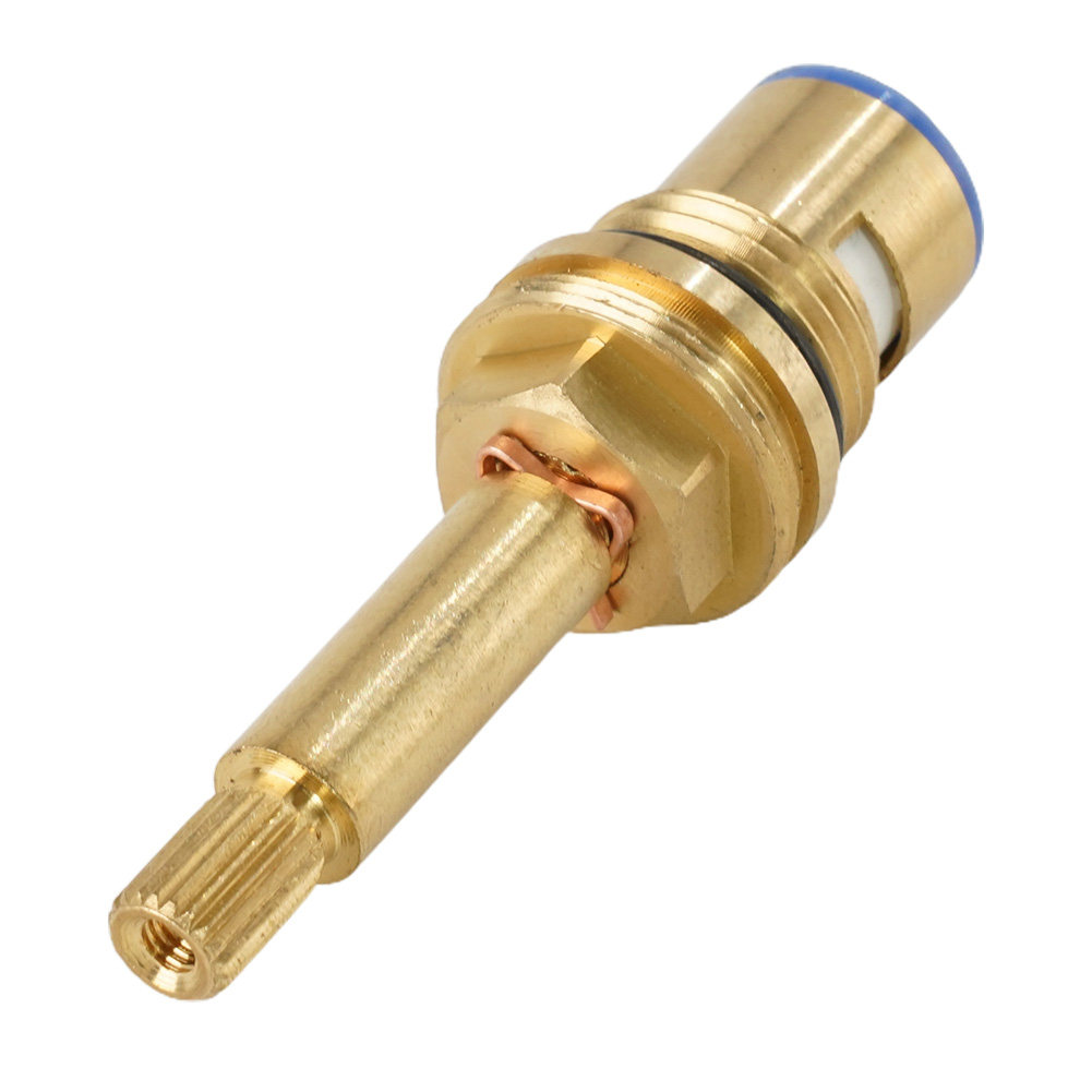 Practical Tap Valve Cartridge Quarter Insert Connector Long Stem Replacement Shower Bath Turn Flow