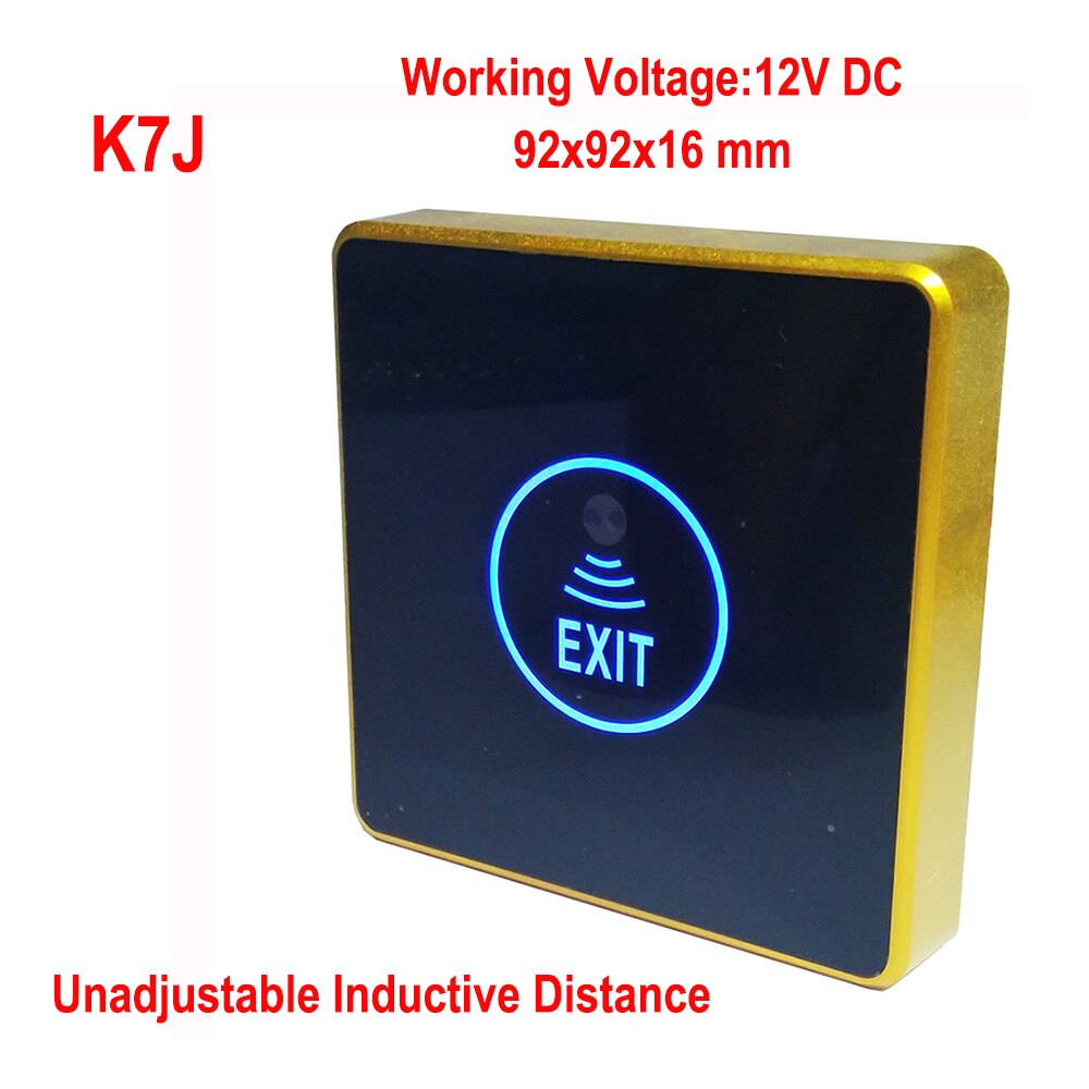Surface Installation Contactless No Touch Infrared Lock Exit Button IR Door Release Switch: K7J