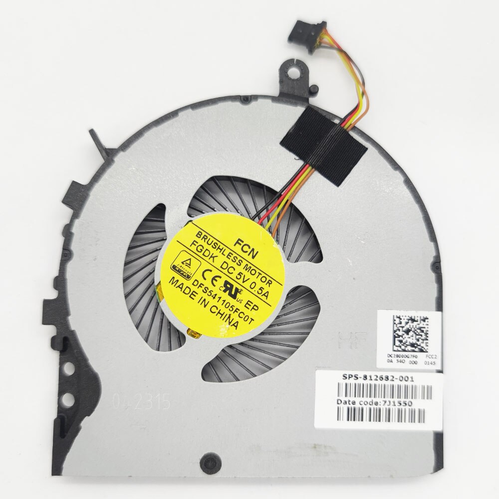 Ventilateur Pour HP Envy 17-N 17-n106nl – Pièce Neuve De Remplacement