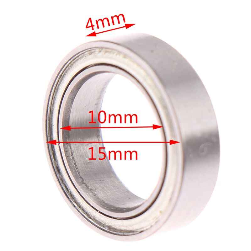5 Stks/partij Miniatuur 6700ZZ Lagers Stalen Metalen Afgeschermde Kogellager Dunne Muur Roller 10X15X4 Mm Voor rc Auto 'S Vrachtwagens Mayitr