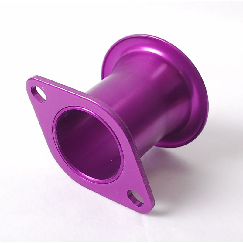 Lila svart aluminium turbo fläns turbo inlopp-bov botton tk-bov 1009