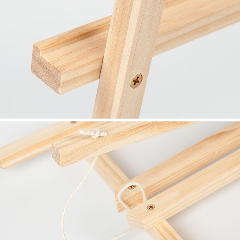 Mini Hout Display Schildersezel Olieverf Schildersezel Houten Stand Folding Fotolijst Display Stand Desktop Bureau Schets Schilderen Leveringen
