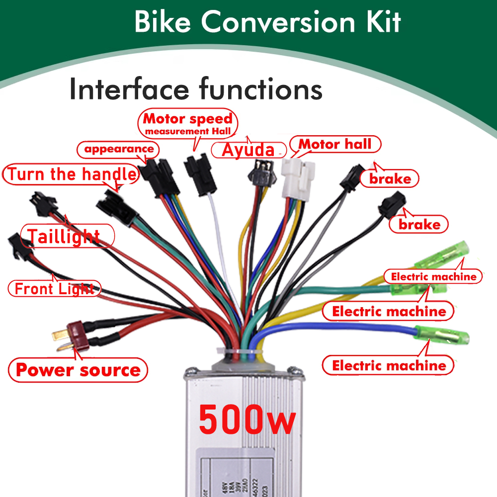 UART2 36V 48V 350W 500W E-Fahrrad Rolle Bürstenlosen Motor- Regler Für Elektrische Fahrrad Regler elektrische Fahrrad Rolle Teil