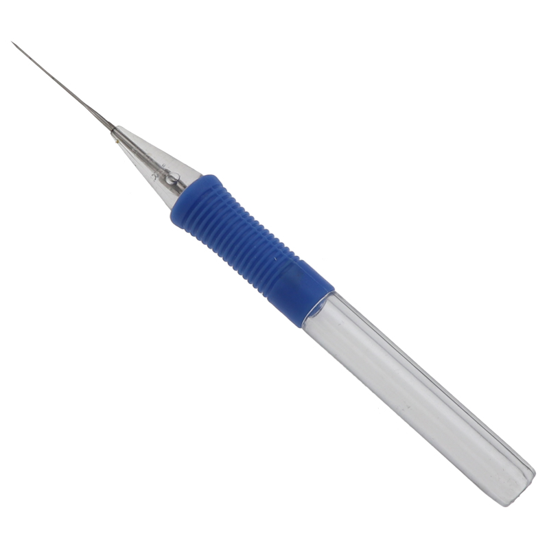 Pluma de fieltro de flores para coser, herramienta divertida de punción para lana de fieltro, agujas de reemplazo con artesanía hecha a mano, también con varias agujas