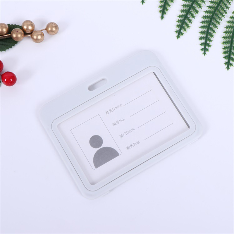 Goedkope Transparant Geloofsbrief Badge Houder Lanyard Voor Zakelijke Bijeenkomst Bezoek Hangen Pass Tag Id-kaart Candy Kleur Protector Case