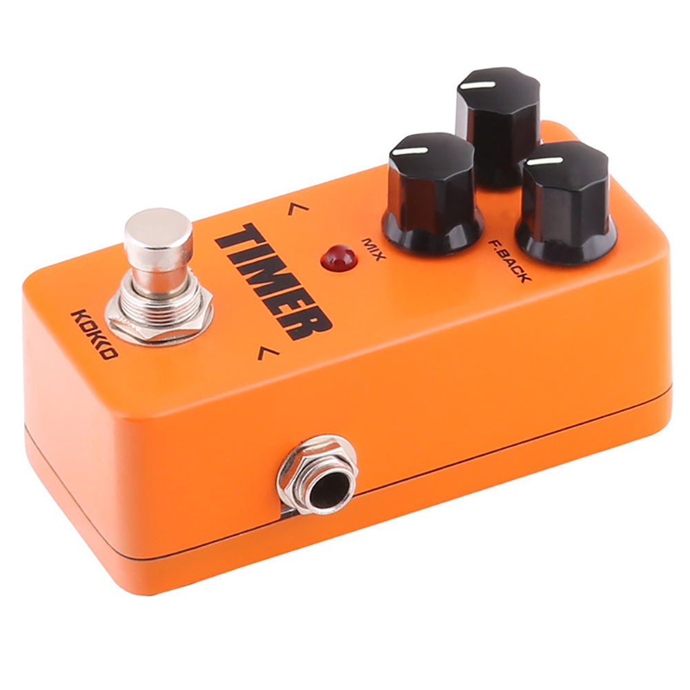 KOKKO Electric Guitar Timer Effect Pedal 1 Second Delay Time Digital Delay Pedal for Electric Guitar Bass Guitar Accessories