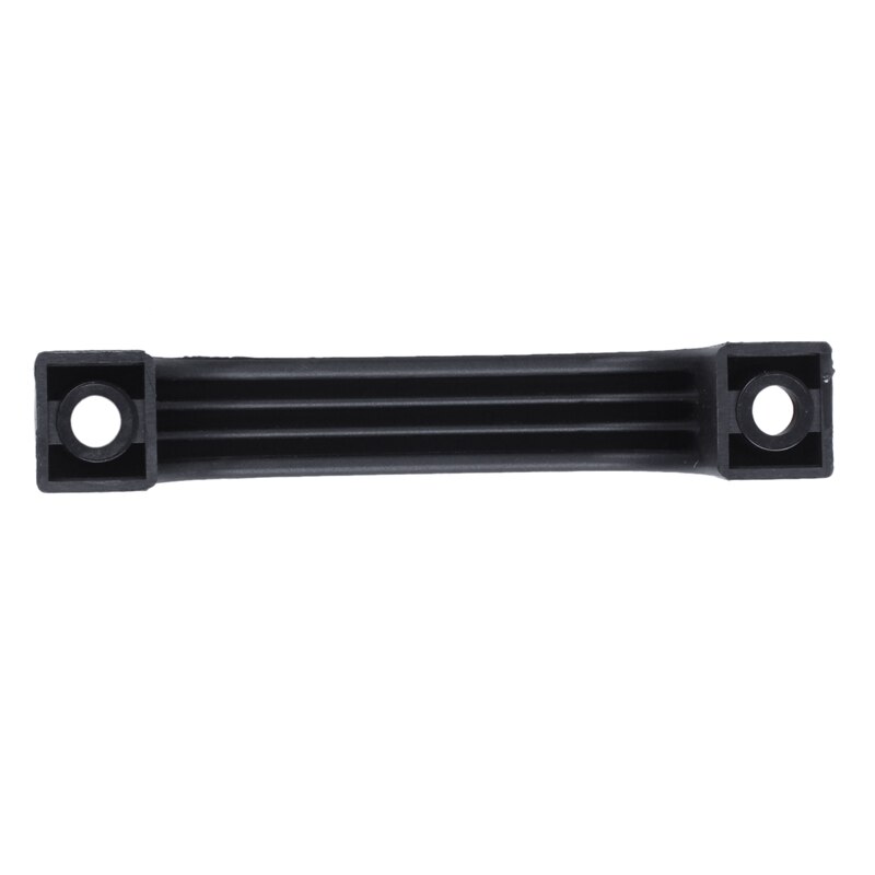 Door Cabinet Black Plastic Rectangular Pull Handle 5.2"