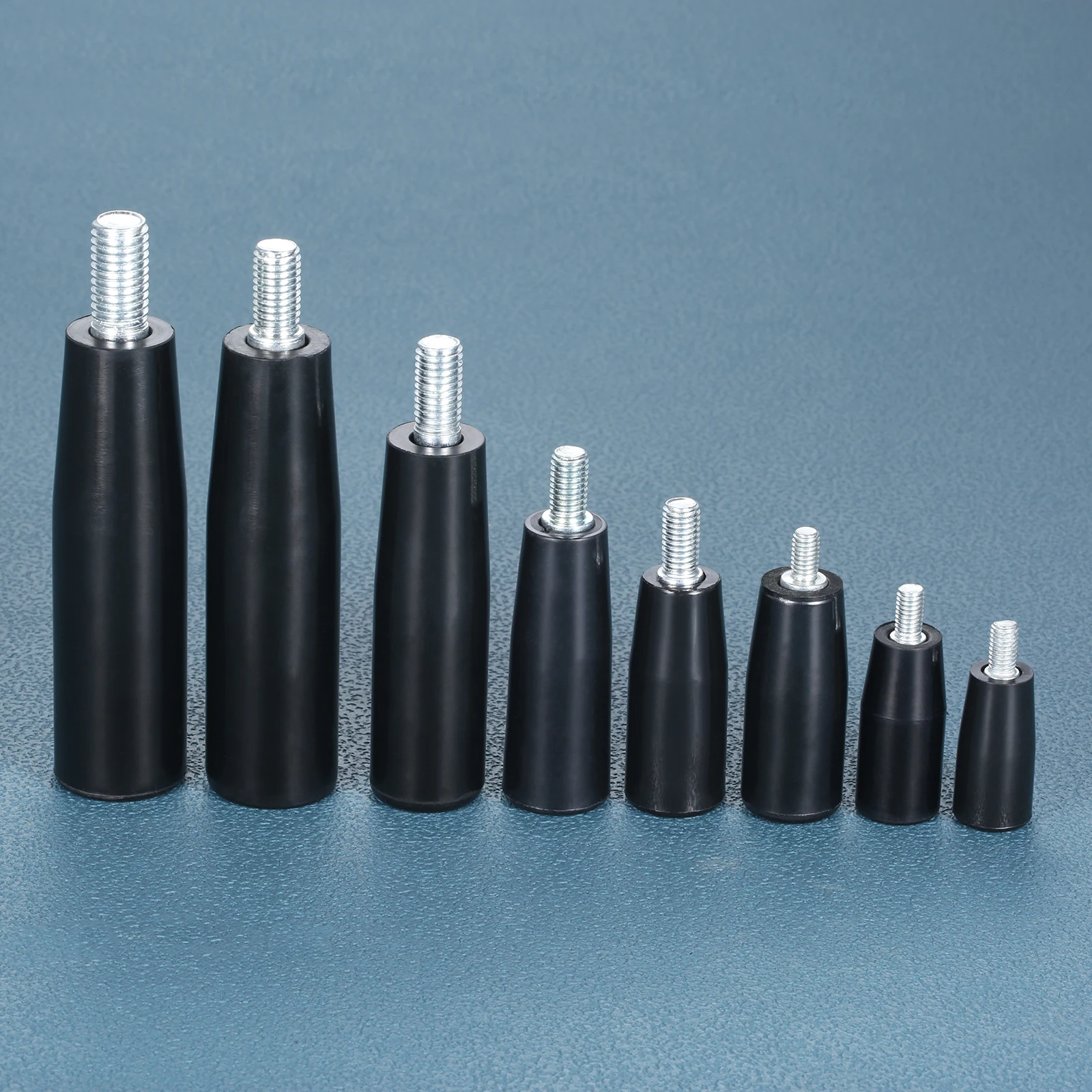 1pc Revolving Griff M6 M8 M10 M12 Kunststoff Metall Knopf Außengewinde Stem Handrad Schraube Fräsen Maschine Werkzeuge Drehmaschine schleifen