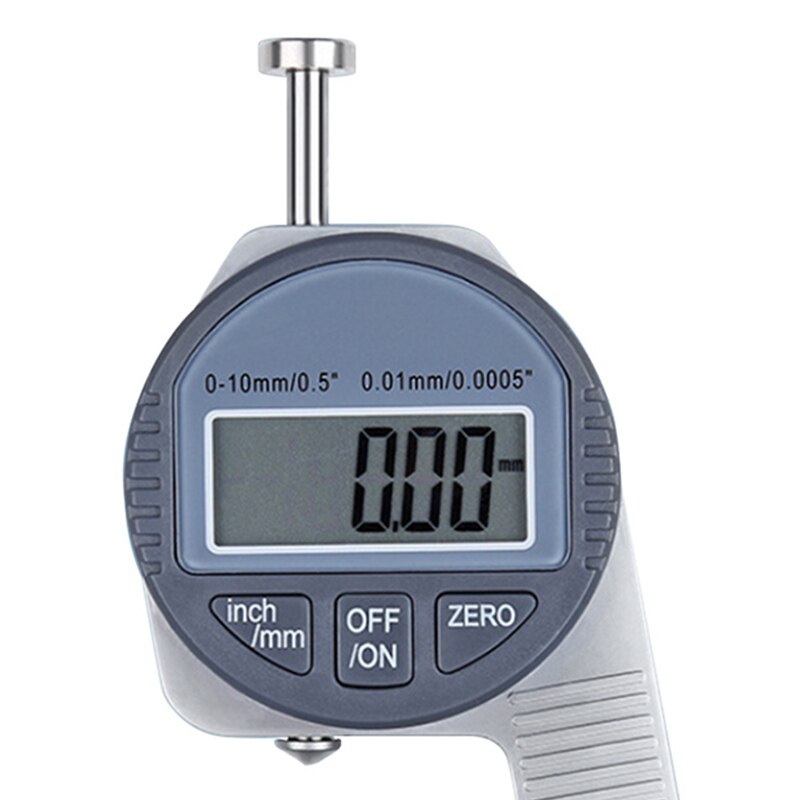 Medidor Digital de grosor de 0,01mm, medidor de 12,7mm de grosor, gran indicador de Dial electrónico LCD, instrumentos de medición de espesor