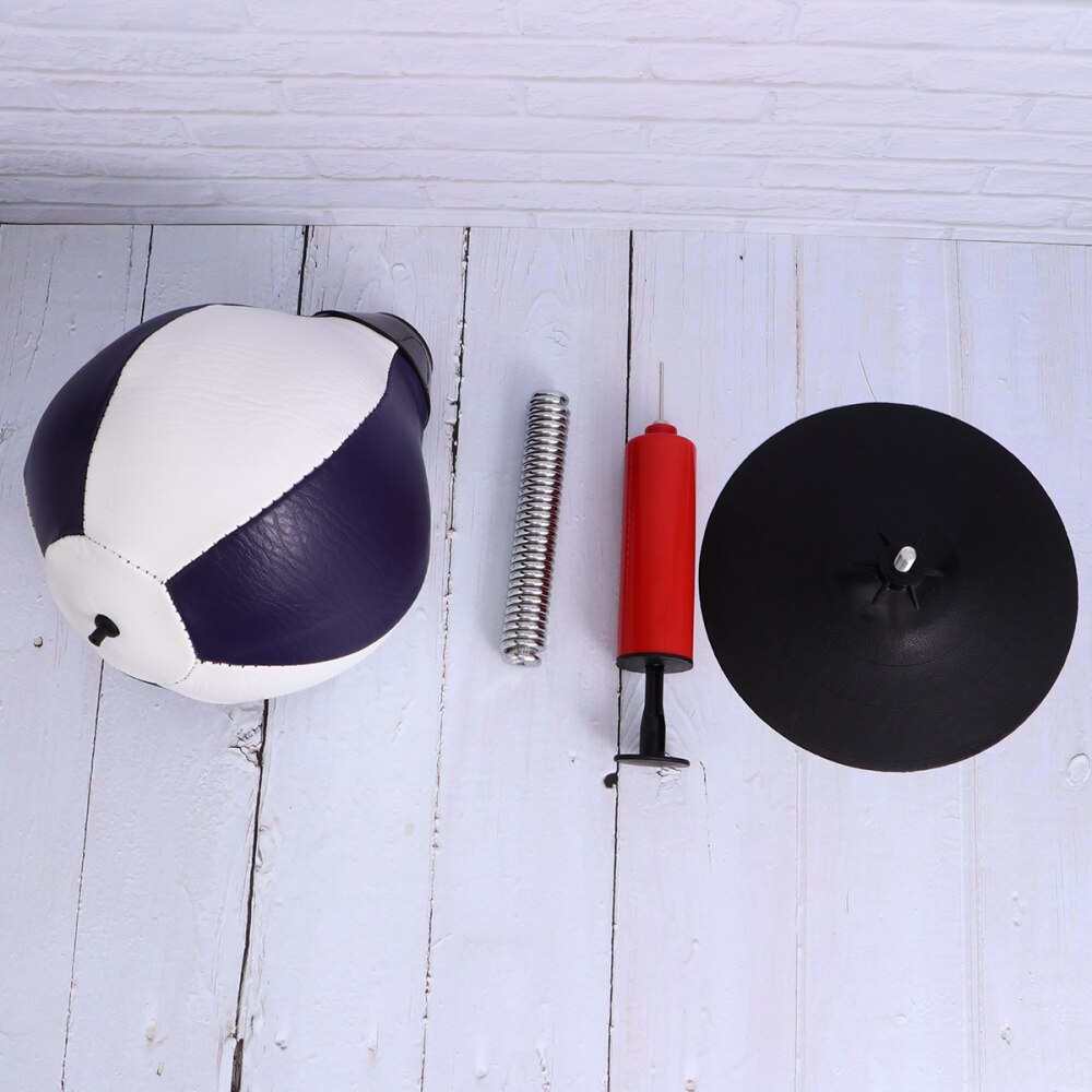 1 pc boksbal speelgoed stressverlichtende veerstandaard bureau oefengereedschap speelgoedset met zuignap voor school thuiskantoor