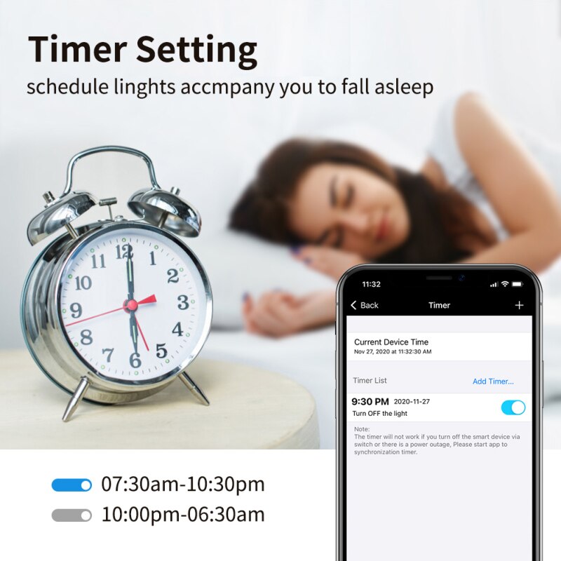 10W E27 Smart LED Light Bulb Dimmable Wifi 3 Mode Control Lamp Automation Work With Google Home For Alexa Siri Popular