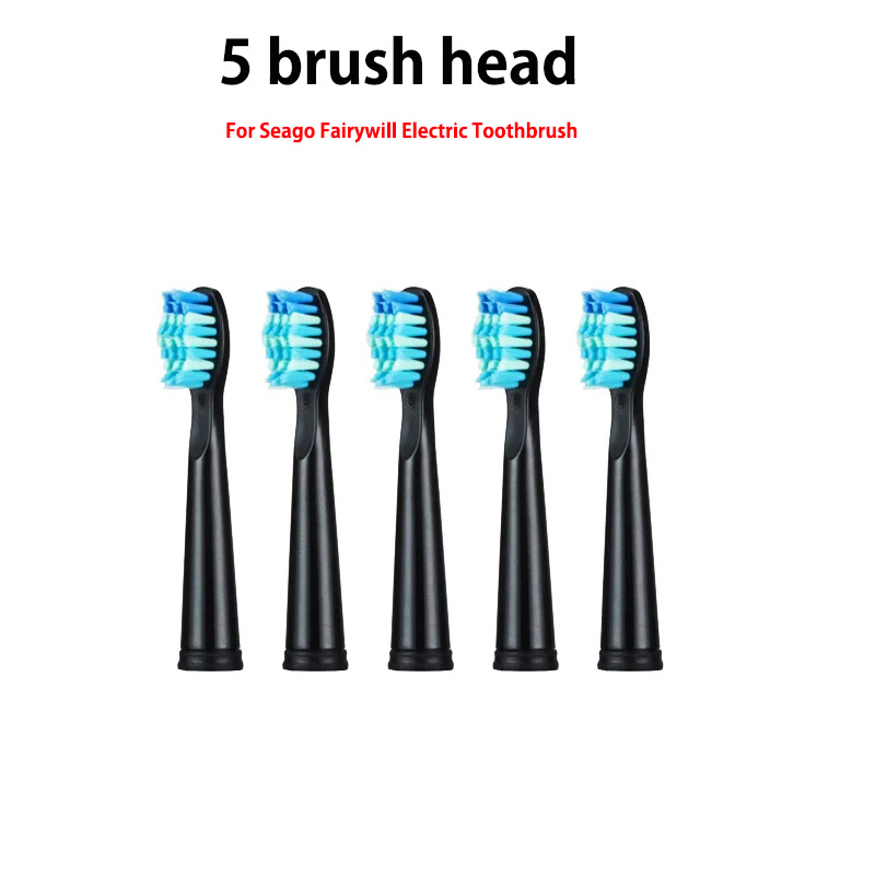 5-10 Stück austauschbare Bürstenköpfe Dupont Borstenbürste für Seago/Fairywill elektrische Zahnbürste FW/SG 507/508/515/551/917/959/908: MULTI