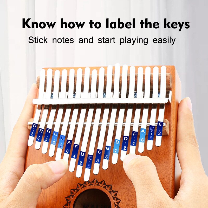 17 Keys Kalimba Thumb Piano African Instrument Mahogany Body Musical Instrument Music Instrument Beginner Kalimba