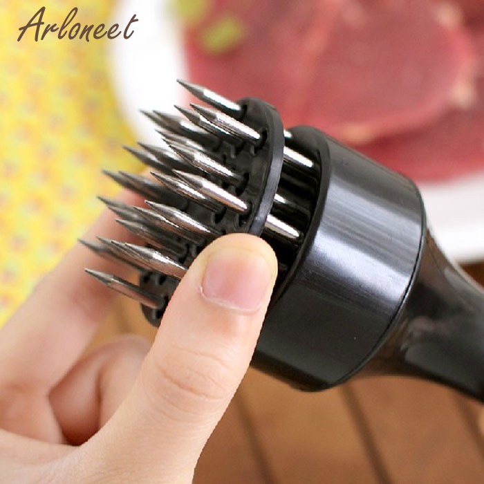 Ablandador de carne con aguja de acero inoxidable para bistec, tendedero de cerdo, aguja para carne suelta, herramientas de comida rápida para bebés