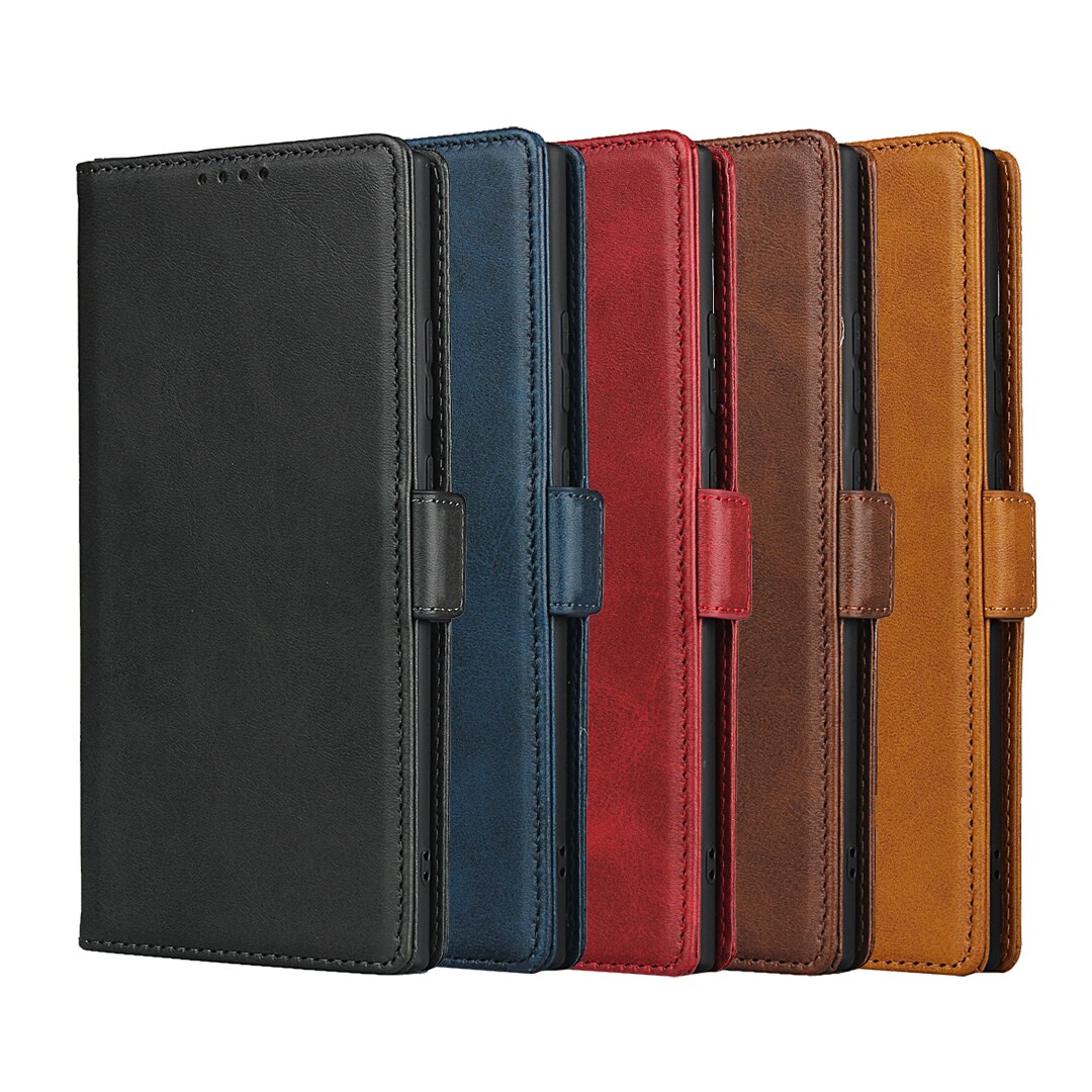 Skórzane etui do Samsung Galaxy Note 20 Ultra 6.7 "6.9" etui z klapką etui na karty magnetyczne przyciąganie pokrywy skrzynka portfel etui