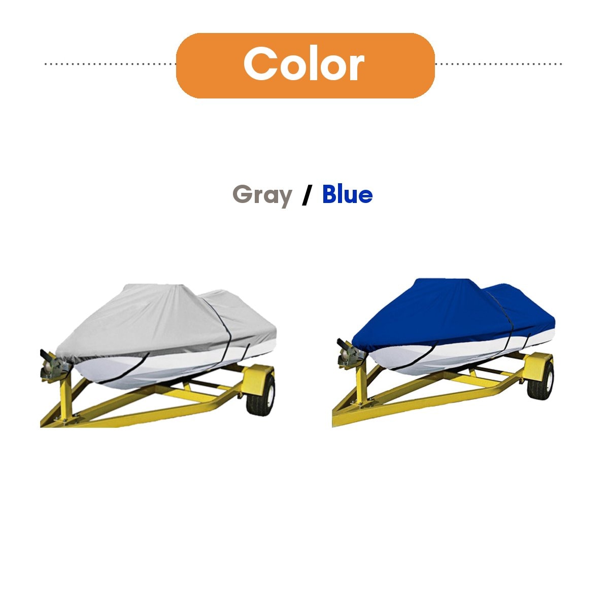 4.2x3m 210D Oxford cloth Engine Protector Waterproof Trailerable boat cover jet ski outboard motor Hood Cover