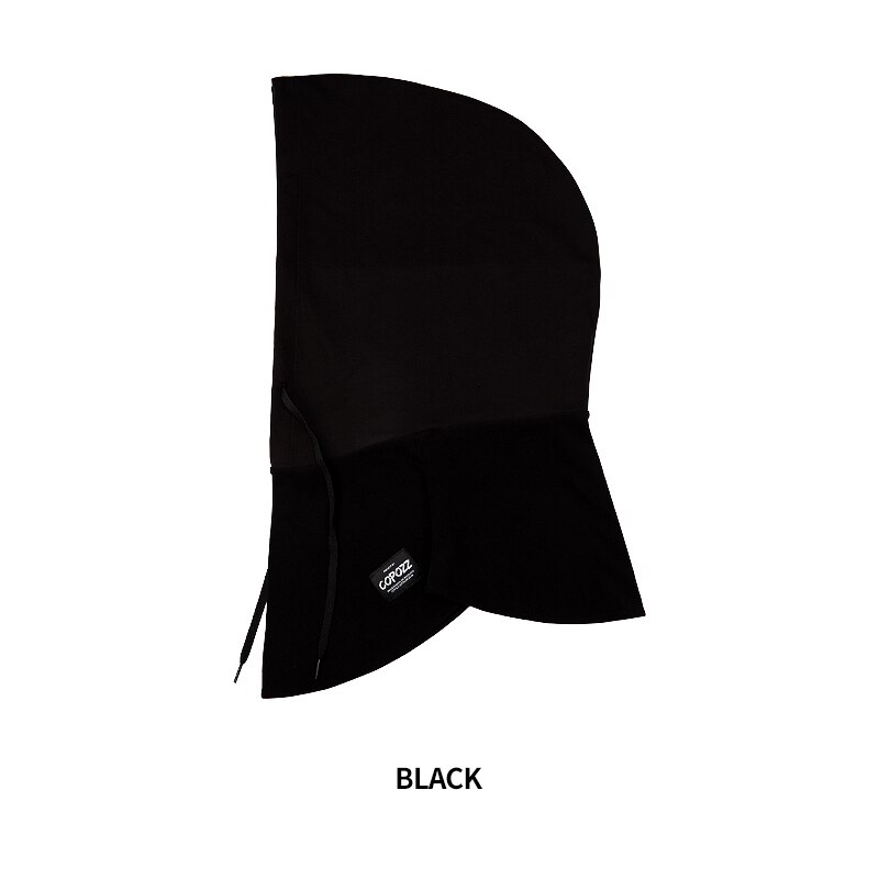 COPOZZ maschera da sci invernale in mucchio termico copertura integrale cappuccio da Snowboard sciarpe sport tutto'aria aperta copricapo da ciclismo antivento passamontagna: nero