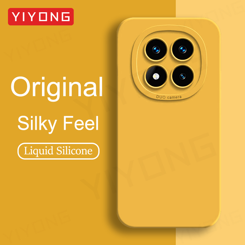 Para Redmi Note14 Pro YIYONG Original cubierta suave de silicona líquida para Xiaomi Redmi Note 14 13 Pro Plus Xiomi Note13 5G funda de teléfono