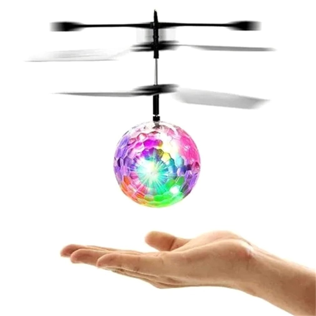 Colorful Suspension Ball Induction Aircraft Induction Aircraft Induction Crystal Ball Flying Ball Induction Floating Ball Toy