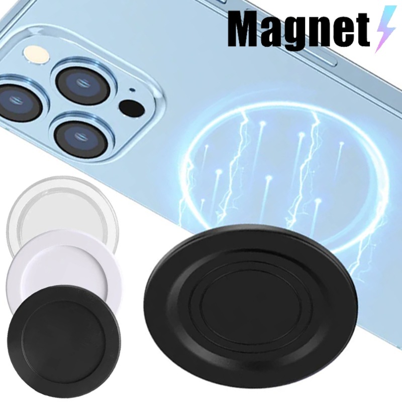 Magnetyczna podstawa dysku do akcesoriów Magsafe Zdejmowana płytka magnetyczna do iPhone'a 15/14/13/12 Mag Case do uchwytu P-Socket Grip/uchwyt pierścieniowy