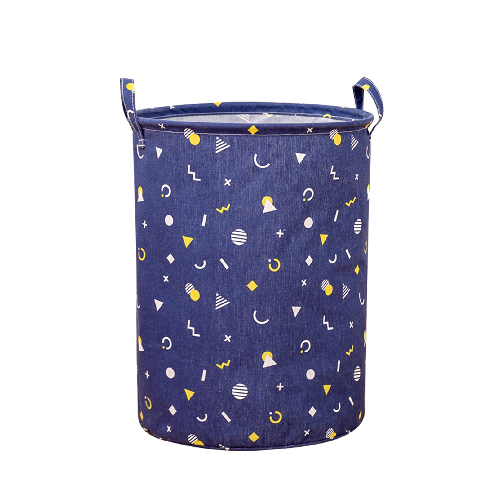 Foldable Laundry Basket Canvas Large Laundry Hamper Dirty Clothes Storage Organizer Bucket Home Portable Storage Bag for Toys: 01