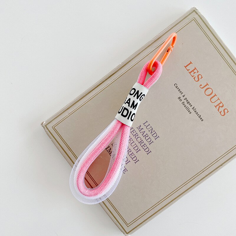 Fluoreszierende geflochtene Schlüsselband Universal- keychain Schlüsselband für schlüssel kurze Lanyards ornamente für taschen seil anhänger telefon charme: A03