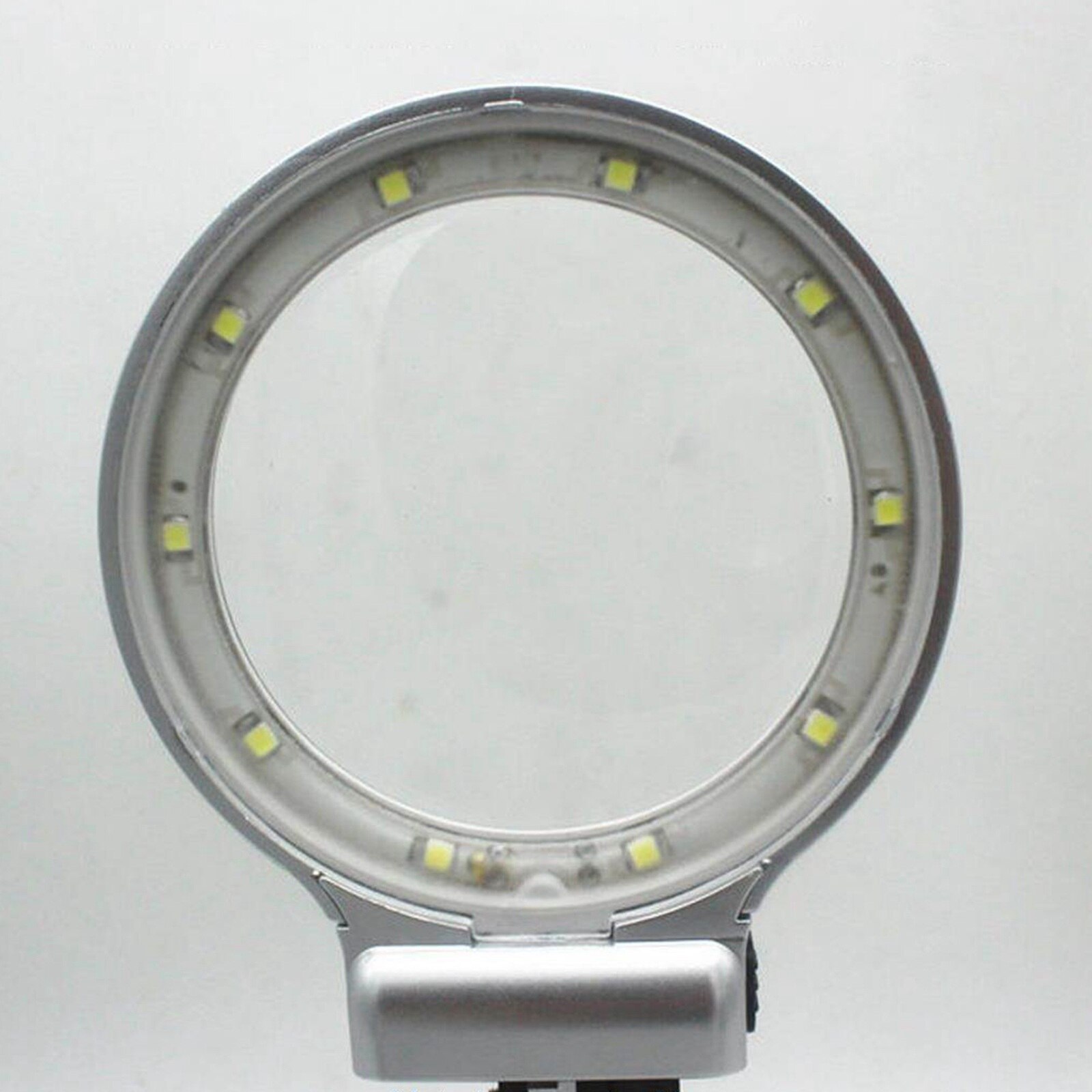Desktop Led Vergrootglas Lamp Licht Vergrootglas Lens 4.5X Loepen Vergroting Werklamp Verstelbare Handheld Oplaadbare Rode