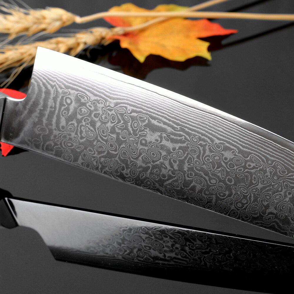 Xituo diy mes blank handgemaakt zelfgemaakt mes handvat  vg10 damascus staal koksmes vlees snijden vis fruit schillen keukengereedschap