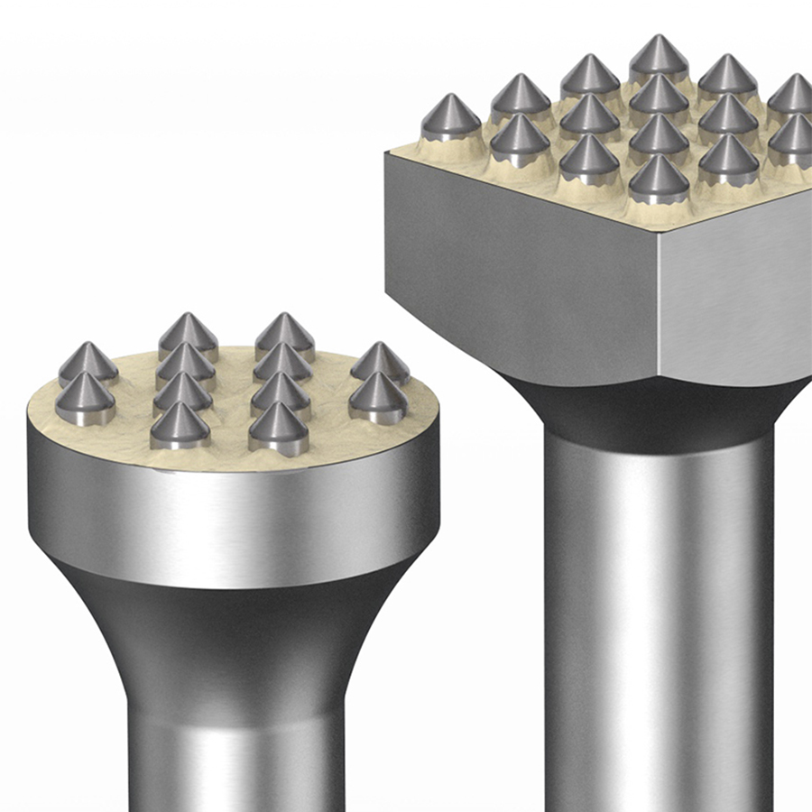 Drill Bit Flower Hammer Chisel Cement Concrete Wall Hit Lychee Surface Electric Pick Electric Hammer One Alloy Hair Hit Artifact