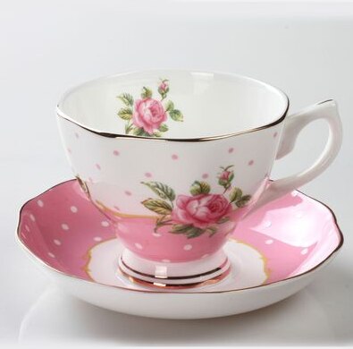 supply of bone china porcelain coffee cup cup European bone china cups afternoon cup set: F