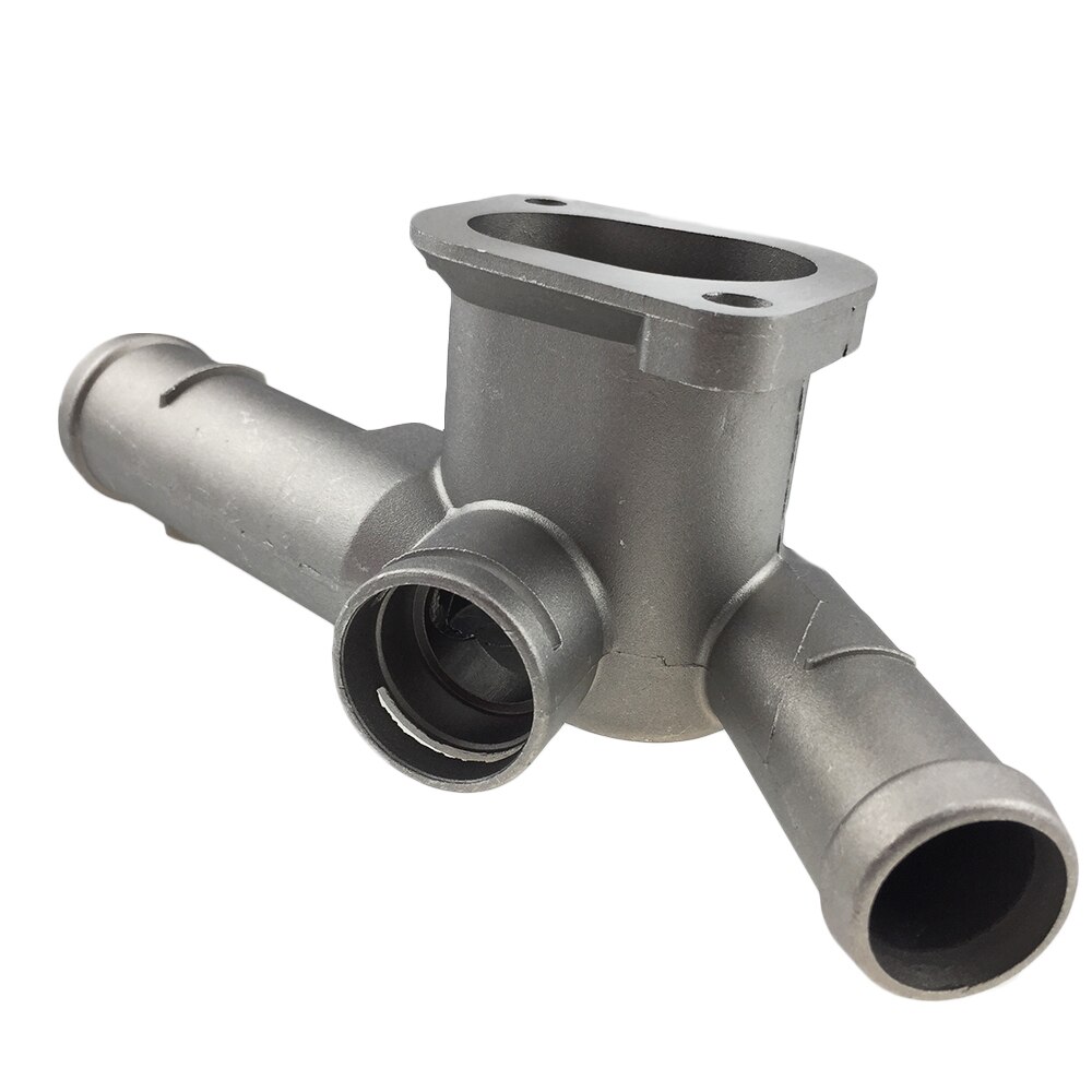 Aluminium Alloy Thermostat Housing Coolant Hose Flange Radiator for VW Golf Jetta 2.0 L4 99-06 06A 121 133D 06A121133D 06A12