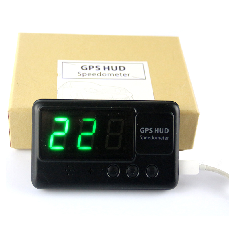 C60 car HUD gps Speedometer Head Up Display KM/h& MPH Overspeed Warning Windshield Project Alarm Head-up display Vehicle