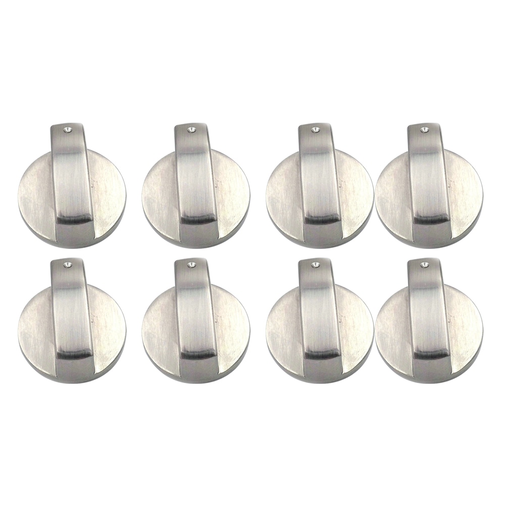 4/8 pcs Stove Switch Practical Metal Ignition Durable Accessory Replacement On-Off Knob Switch Button for Gas Stove: 8pcs