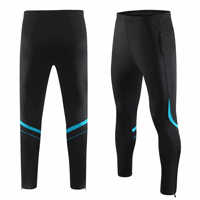 Polyester Running Sport Broek Mannen Zomer Losse Plus Size Broek Jogging Fitness Voetbal Basketbal Atletiek Broek: balck blue / Xxxl