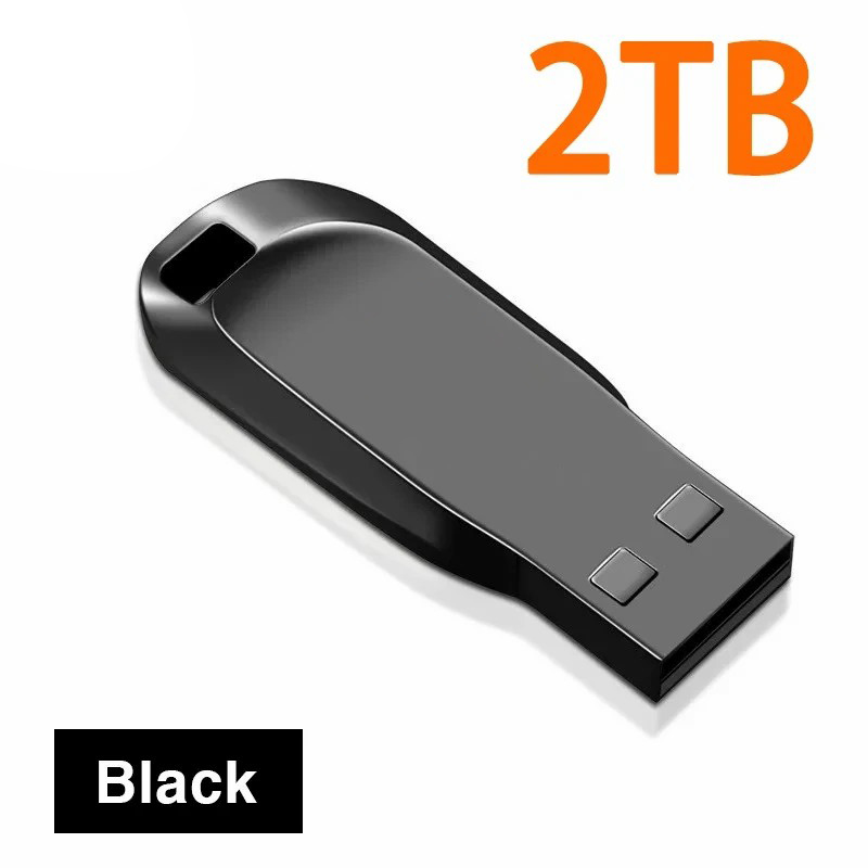 Flash Drive 2TB USB 3.0 Mini High Speed Metal Pendrive 1TB Stick Portable Drive Waterproof Memoria Storage U Disk: GRAY