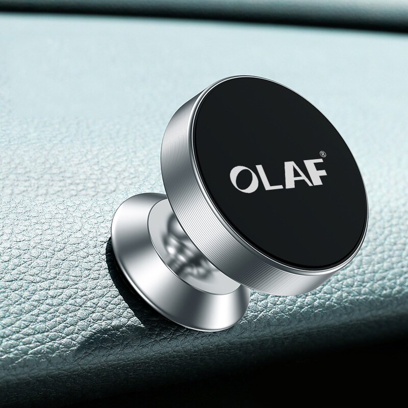 Olaf Ruit Universele Magnetische Auto Telefoon Houder Voor Iphone 6 7 8 Plus X Air Vent Mobiele Telefoon Car Mount stand Houder Voor Xiaomi: Silver 2