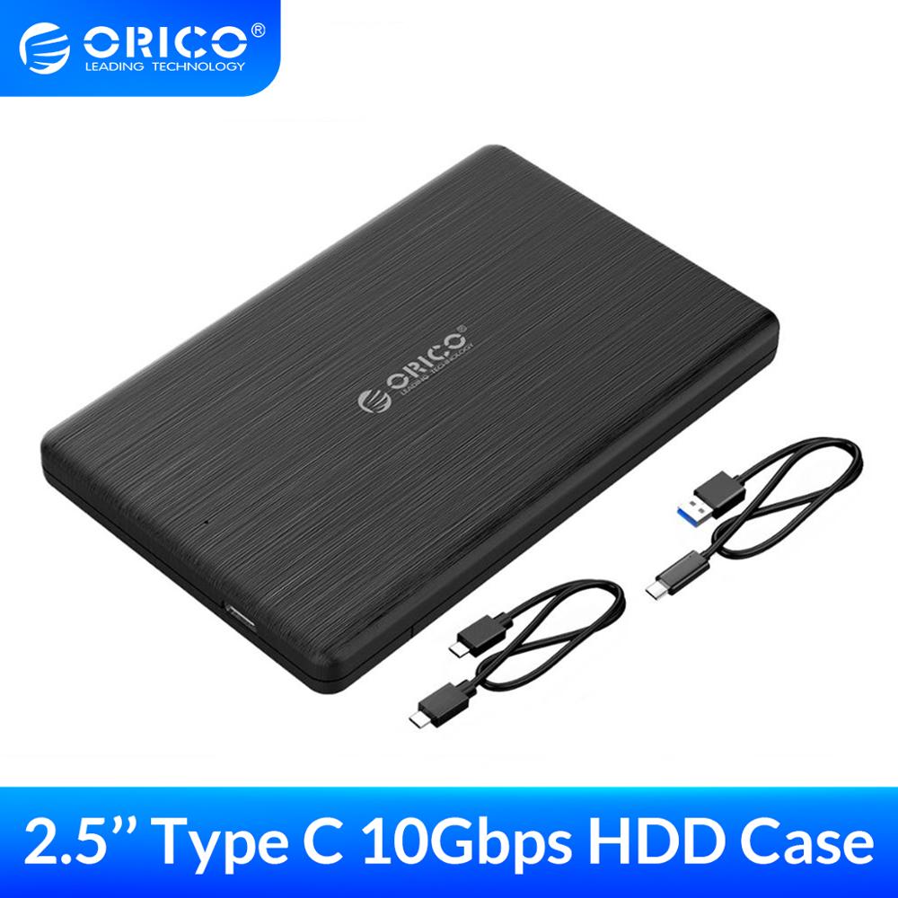 Orico Hdd Case 2.5 Inch Sata Naar USB3.1 Gen2 Type-C/USB3.0 Ssd Adapter Voor 7 Mm Usb C Harde Schijf Externe Hdd Behuizing