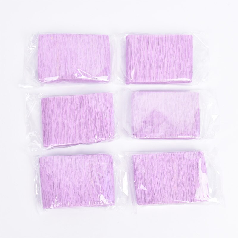 6pcs/lot Macaron Pastel Crepe Paper Streamers Rainbow Unicorn Birthday Party Decoration for Baby Shower Backdrop 5cm*2.5m: Purple